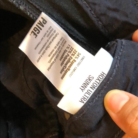 Paige High rise Hoxton Ultra Skinny Jean - Picture 3 of 5